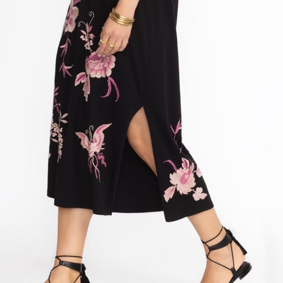 NWT Johnny Was XL Embroidered Knit Dress - Picture 4 of 7